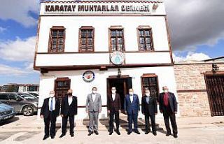 Başkan Altay Karatay ve Meram Muhtarlar Derneği’ni...