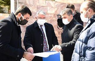 Başkan Aşgın, şehitlikteki çalışmalarını...