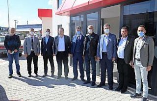 Başkan Dutlulu’dan OSB’ye ziyaret