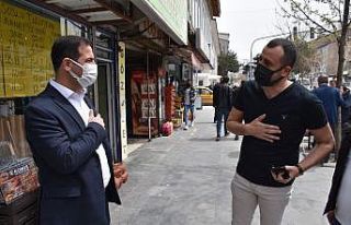 Başkan Geylani’den esnaf ziyareti