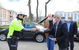 Başkan Güder’den görev başındaki polislere...