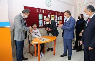 Başkan Kavuş özel öğrencilerle buluştu