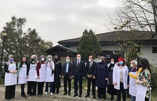 Başkan Özlü BELMEK’i ziyaret etti