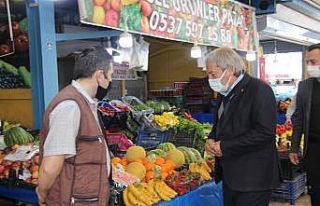 Başkan Şahin’den pazar denetimi