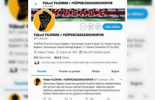 Başkan Yıldırım: “Samsunspor’un itibarı kırmızı...