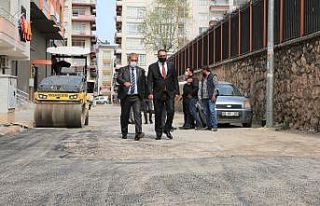 Başkan Yılmaz, yol çalışmalarını inceledi