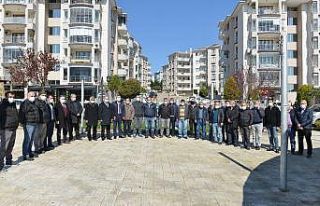 Başkan Yüksel apartman görevlileri ile kahvaltıda...