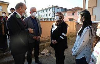 Başkanlardan iftar öncesi ziyaret