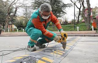 Başkentteki hız kesicilerle trafik daha güvenli