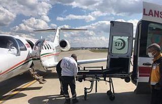 Batman’da uçak ambulans Reyhan bebek için havalandı