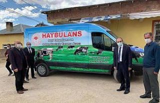 Bayburt’ta hayvan ambulansı "haybulans"...