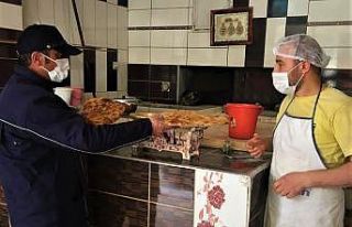 Bayburt’ta zabıtadan fırın denetimi