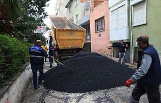 Bayraklı’da 1 yılda 92 bin ton asfalt döküldü