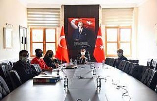 Beçin Kalesi Belgeseli değerlendirme toplantısı...