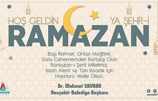 Belediye Başkanı Savran, Ramazan ayını kutladı