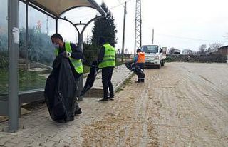 Belediye ekipleri çalışmalarını aralıksız sürdürüyor