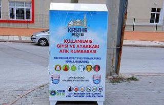 Belediyeden kıyafet ve ayakkabıda geri dönüşüm...