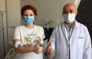 Beyin anevrizması geçiren Dilay Gönen, kıl payı...