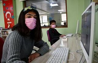 Beytüşşebap’ta öğrenciler, EBA Destek Noktası...