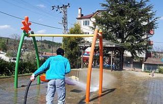 Bilecik’te çocuk park alanlarında kapsamlı temizlik