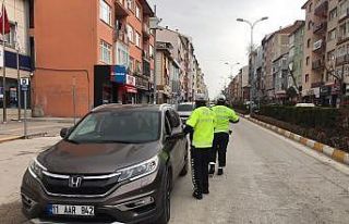 Bilecik’te sokağa çıkma kısıtlamasında denetimler...