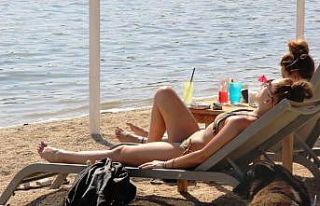 Bodrum’da denizin keyfini sadece onlar çıkarabildi