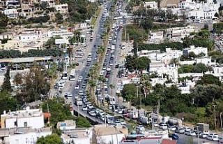Bodrum’da trafik kabusu