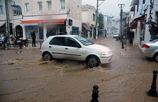 Bodrum’u taşkınlardan korumak için 25 metrelik...