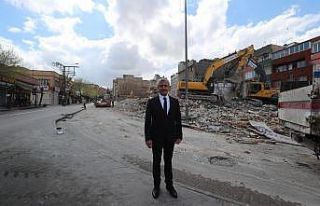 Boğaziçi Bulvarı 2’inci etap çalışmaları...
