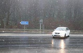 Bolu Dağı’nda kar yağışı başladı
