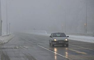 Bolu Dağı’nda kar yağışı devam ediyor