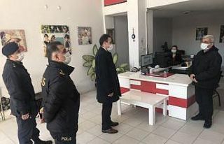 Burhaniye kaymakamı Memiş, dinamik denetime katıldı