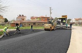 Burhaniye’de Kabaağaç  Caddesi yenileniyor