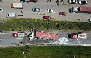 Bursa’da tır faciası