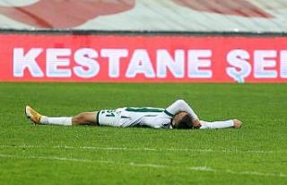 Bursaspor evinde 20 puan kaybetti