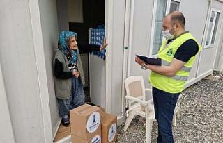 Büyükşehirden Karaburun’daki depremzedelere destek