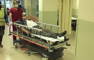 Çalışırken kendisini hastanede buldu