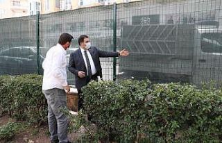 Canpolat park çalışmasını inceledi