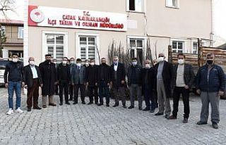 Çataklı çiftçilere sertifikalı ceviz fidanı...