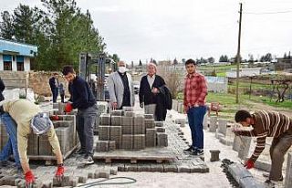 Ceylanpınar kırsalında çalışmalar devam ediyor