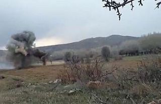 Çiftçi tarlasında buldu, jandarma ekipleri imha...