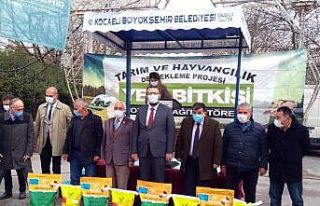 Çiftçilere yüzde 50 hibeli tohum desteği ulaştırılmaya...