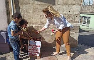 Çocuklara göz hakkı reyonu