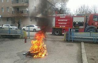 Daday’da emniyet güçleri yangın tatbikatı yaptı