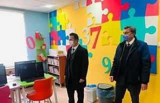 Daday’da öğrenciler kütüphaneyi ziyaret etti