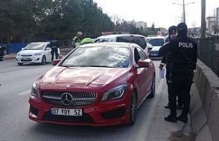 Denetimlere takılan temaslı pilot ceza kesilerek...