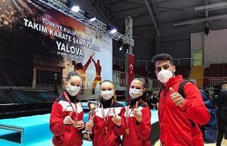 Denizli’nin altın kızlarından turnuva rekoru