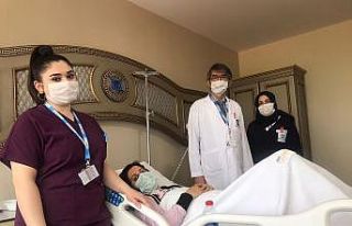 Diyarbakır Özel Bower Hastanesinde ilk kez kapalı...