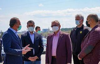 Diyarbakır’da mahalle grup yollarının genişliği...