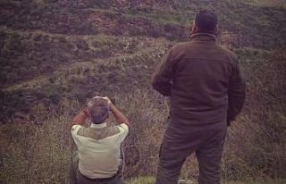 Doğa Koruma ve Milli Parklar ekipleri yaban hayatı...
